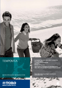 Toro - Tempovita - Modello cb001114.512 Edizione 31-05-2012 [38P]