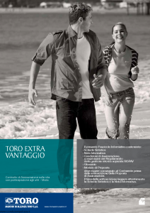 Toro - Toro Extra Vantaggio - Modello cb001254.310 Edizione 31-12-2009 [39P]