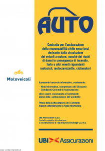 Ubi - Auto Motoveicoli - Modello 1382 Edizione 01-07-2012 [76P]
