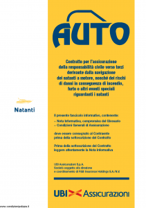 Ubi - Auto Natanti - Modello 1383 Edizione 01-03-2013 [44P]