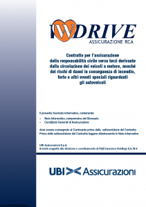 Ubi - Iw Drive Assicurazione Rca - Modello 1017 Edizione 01-08-2011 [80P]