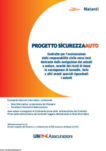 Ubi - Progetto Sicurezza Auto Natanti - Modello 1398 Edizione 01-03-2013 [44P]