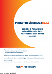 Ubi - Progetto Sicurezza Casa - Modello 493 Edizione 01-08-2011 [48P]