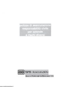 Ubi - Responsabilita' Civile Per Aziende e Rischi Diversi - Modello 843 Edizione 02-2003 [SCAN] [24P]