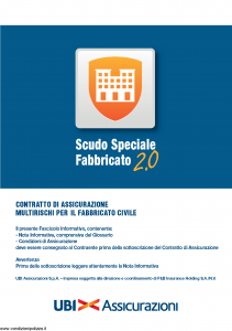 Ubi - Scudo Speciale Fabbricato 2.0 - Modello 1550 Edizione 01-11-2014 [64P]