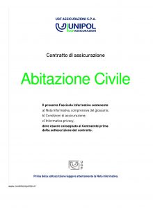 Unipol - Abitazione Civile - Modello s07017 Edizione 04-2011 [28P]