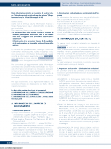 Unipol - Agrinova Assicurazione Aziende Agricole E Aziende Turistiche - Modello 3022 Edizione 07-2011 [54P]