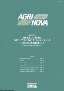 Unipol - Agrinova Polizza Multirischi Dell'Azienda Agricola O Agrituristica - Modello 3017 Edizione 01-2002 [21P]