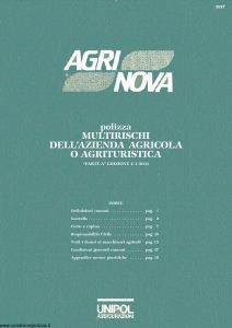Unipol - Agrinova Polizza Multirischi Dell'Azienda Agricola O Agrituristica - Modello 3017 Edizione 01-2002 [21P]