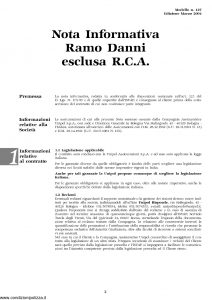 Unipol - Copertura Assicurativa Per Danni Di Esecuzione - Modello 5025-car Edizione 12-2005 [12P]