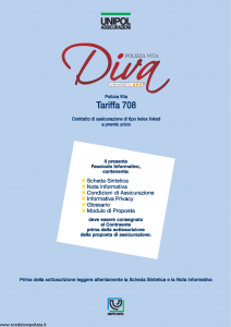 Unipol - Diva Tariffa 708 - Modello 906 Edizione 05-2007 [50P]