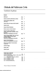 Unipol - Globale Del Fabbricato Civile - Modello nd Edizione 04-2004 [20P]