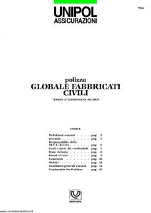 Unipol - Globale Fabbricati Civili - Modello 7026 Edizione 08-2003 [17P]