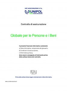 Unipol - Globale Per Le Persone E I Beni - Modello 7099 Edizione 02-2011 [28P]