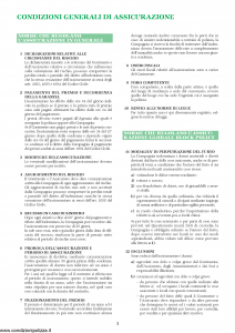 Unipol - Polizza Globale Block Policy Per Gioielli, Orefici, Orologiai - Modello 4011 Edizione 01-10-2004 [8P]