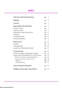 Unipol - Polizza Inarcassa Rischio Professionale - Modello 2029 Edizione 01-2005 [35P]