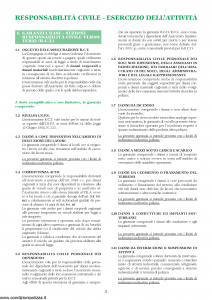 Unipol - Rc Impresa Programma Assicurativo Per La Responsabilita' Civile Dell'Impresa - Modello 2028 Edizione 01-08-2003 [21P]