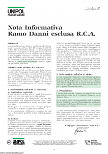 Unipol - Rc Impresa Programma Assicurativo Per La Responsabilita' Civile Dell'Impresa - Modello 2028 Edizione 01-09-2007 [32P]