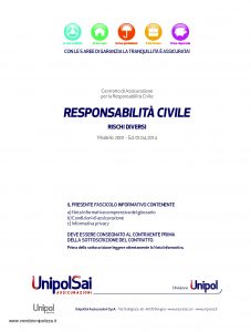 Unipol - Responsabilita Civile Rischi Diversi - Modello 2001 Edizione 04-2014 [34P]