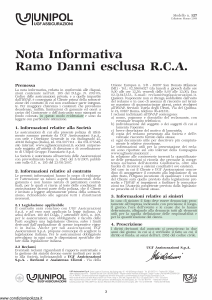 Unipol - Responsabilita' Civile Verso Terzi - Modello 2026 Edizione 01-11-2009 [27P]