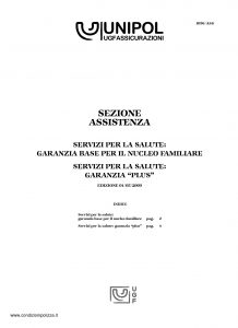 Unipol - Servizi Per La Salute - Modello 1036 Edizione 05-2009 [6P]