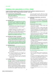 Unipol - Sezione Infortuni Forma Di Garanzia - Modello 1036-inf Edizione 05-2009 [6P]