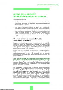 Unipol - Sezione Invalidita Permanente Da Malattia - Modello 1036-ipm Edizione 06-2010 [16P]