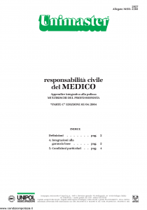 Unipol - Unimaster Responsabilita' Civile Del Medico Allegato 2302 - Modello 2027 Edizione 05-04-2004 [4P]