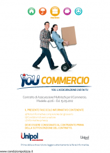 Unipol - You Commercio Multirischi Per Il Commercio - Modello 4226 Edizione 15-09-2012 [108P]