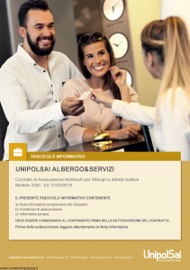 Unipolsai - Albergo E Servizi - Modello 3300 Edizione 01-03-2018 [150P]