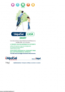 Unipolsai - Casa Smart Multirischi Dell'Abitazione - Modello 7262 Edizione 01-07-2014 [54P]