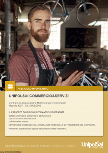 Unipolsai - Commercio E Servizi - Modello 4227 Edizione 01-08-2018 [134P]