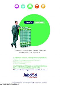 Unipolsai - Condominio Assicurazione Globale Fabbricati - Modello 7260 Edizione 05-2016 [78P]