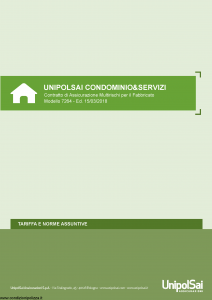 Unipolsai - Condominio E Servizi - Modello 7264 Edizione 15-03-2018 [39P]
