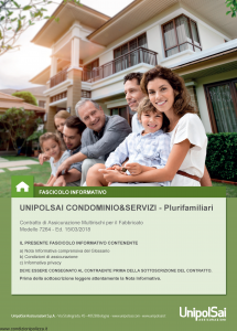 Unipolsai - Condominio E Servizi Plurifamiliari - Modello 7264 Edizione 15-03-2018 [102P]