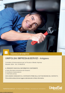 Unipolsai - Impresa E Servizi Artigianato - Modello 3224 Edizione 01-05-2018 [162P]