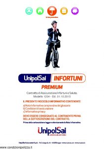 Unipolsai - Infortuni Premium Assicurazione Infortuni E Salute - Modello 1204 Edizione 10-2015 [90P]