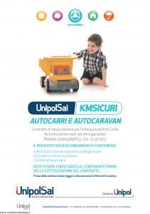 Unipolsai - Kmsicuri Autocarri E Autocaravan - Modello s09050a-ks3 Edizione 01-07-2017 [118P]