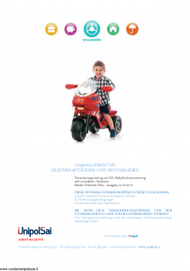 Unipolsai - Kmsicuri Kleinkraftrader Und Motorrader [Ger] - Modello s09050a-ks4 Edizione 01-05-2015 [98P]