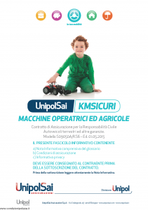 Unipolsai - Kmsicuri Macchine Operatrici Ed Agricole - Modello s09050a-ks6 Edizione 01-05-2015 [74P]