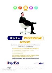 Unipolsai - Multirischi Del Professionista Avvocato - Modello 2227-1 Edizione 04-2014 [66P]