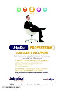 Unipolsai - Multirischi Del Professionista Consulente Del Lavoro - Modello 2227-3 Edizione 04-2014 [74P]