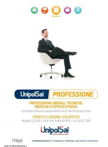 Unipolsai - Multirischi Del Professionista Professioni Liberali Tecniche Mediche E Ufficio Studio - Modello 2227 Edizione 07-2017 [86P]