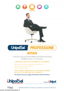 Unipolsai - Professione Notaio Multirischi Del Professionista - Modello 2227-4 Edizione 01-04-2014 [66P]