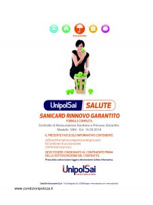 Unipolsai - Salute Sanicard Rinnovo Garantito Formula Completa - Modello 1264 Edizione 03-2016 [46P]