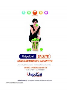 Unipolsai - Salute Sanicard Rinnovo Garantito - Modello 1264 Edizione 03-2016 [30P]