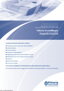 Vittoria - Vittoria Investimeglio Doppia Evoluzione 940X - Modello pb2145.0317 Edizione 01-03-2017 [64P]