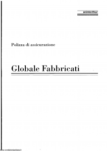 Winterthur - Globale Fabbricati - Modello nd Edizione nd [SCAN] [22P]