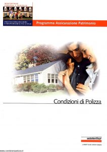 Winterthur - Persona E Famiglia Programma Assicurazione Patrimonio - Modello AE671N01 Edizione 07-2001 [29P]