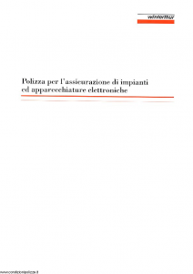 Winterthur - Polizza Per L'Assicurazione Di Impianti Ed Apparecchiature Elettroniche - Modello ae806c01 Edizione 03-1998 [SCAN] [11P]